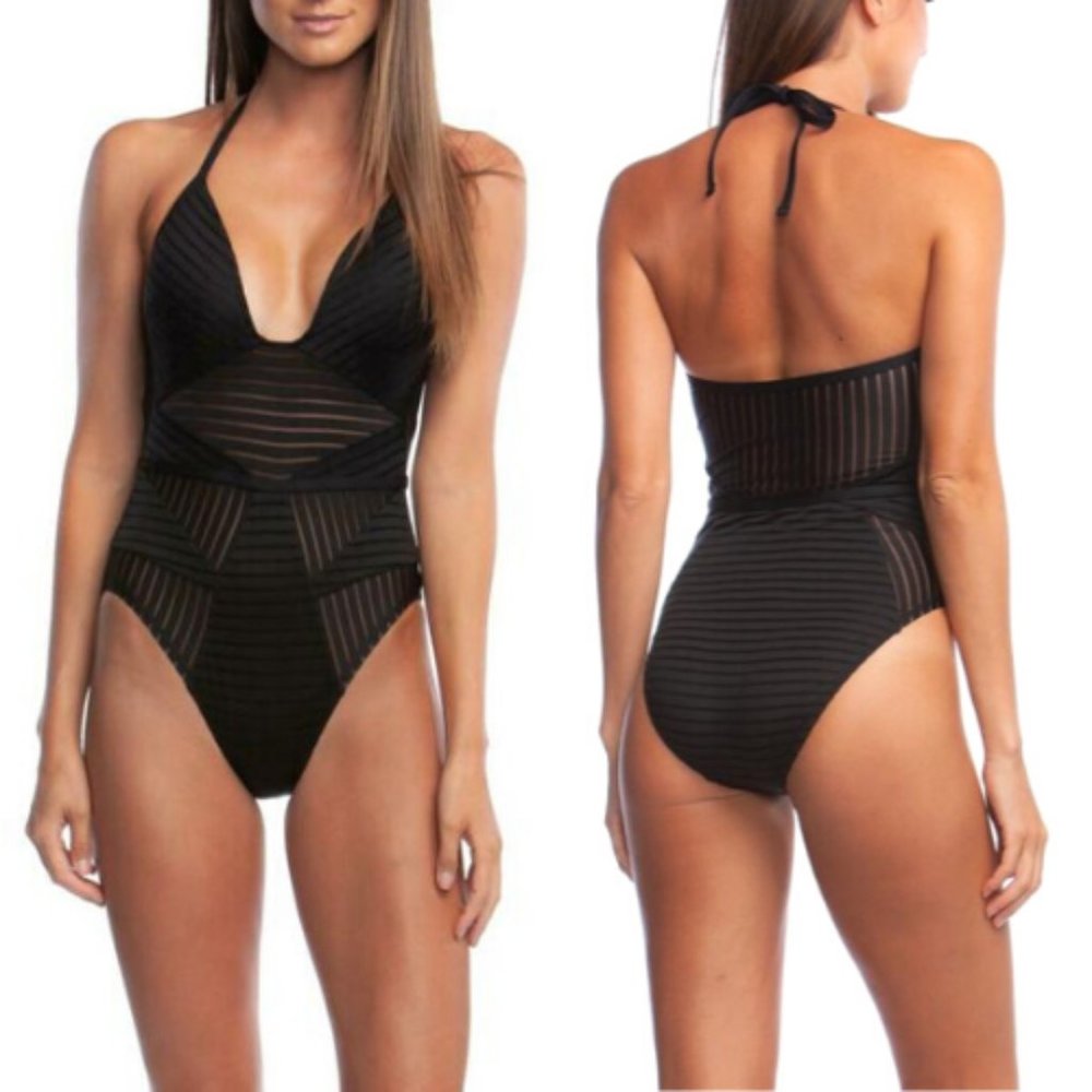SOLD- Kenneth Cole One Piece Swimsuit - Picture 1 of 4
